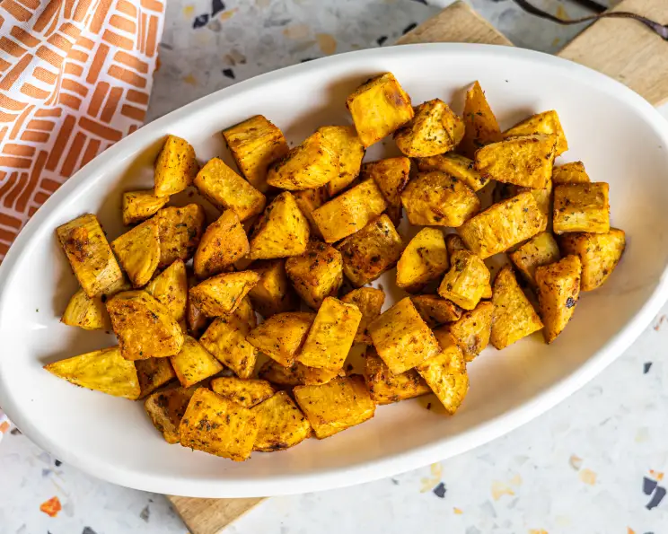 Spicy Sweet Potatoes Recipe - That's Nerdalicious